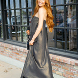 Jovie Maxi Dress, Black/Gold