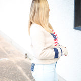 All American Knit Sweater, Cream