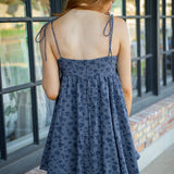 First Edition Dress, Grey/Navy