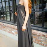 Jovie Maxi Dress, Black/Gold