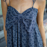 First Edition Dress, Grey/Navy