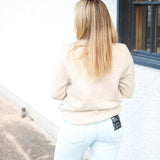 All American Knit Sweater, Cream