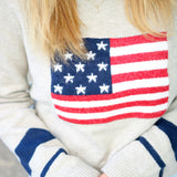 All American Knit Sweater, Cream