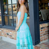 Sun Chaser Midi Dress, Tiffany Blue