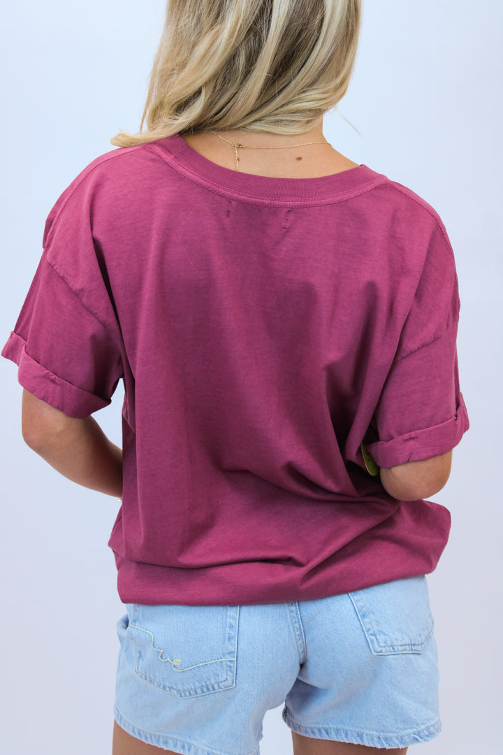 Howdy Tshirt, Maroon