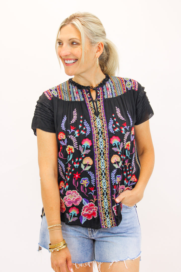 Lafaret Blouse, Black