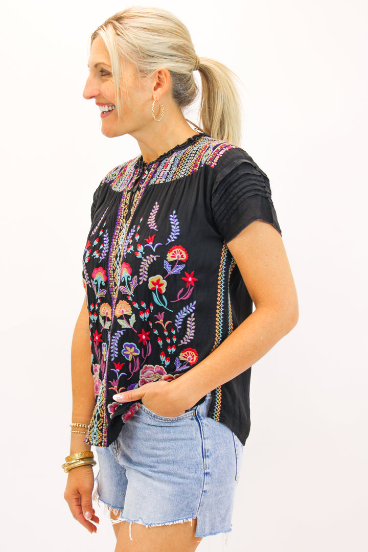 Lafaret Blouse, Black