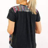 Lafaret Blouse, Black