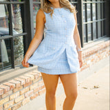 Feeling My Best Mini Dress, Blue