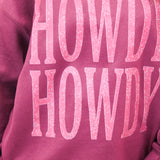 Howdy Crewneck, Maroon