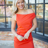 Sweet On You Dress, Tomato Red