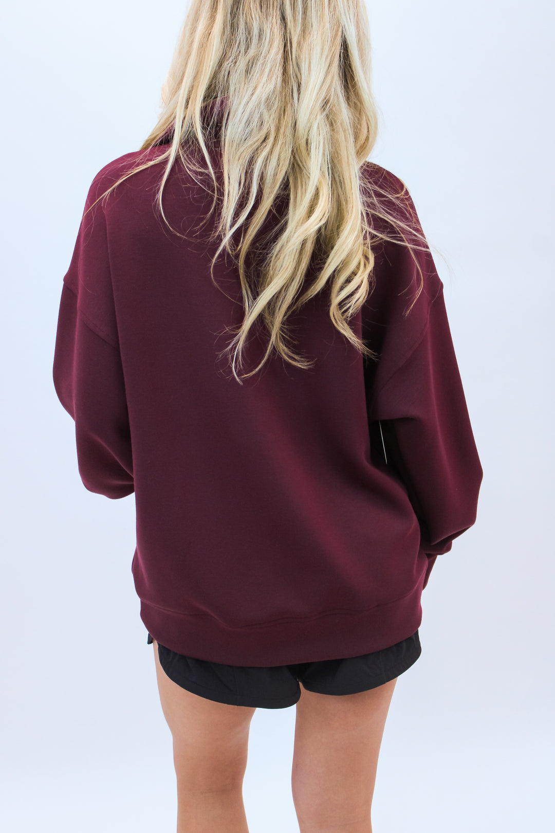Meet You There Pullover, Maroon