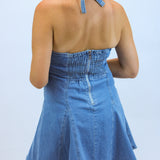 Malia Dress, Medium Blue