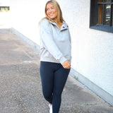 Timeless Pullover, Heather Grey