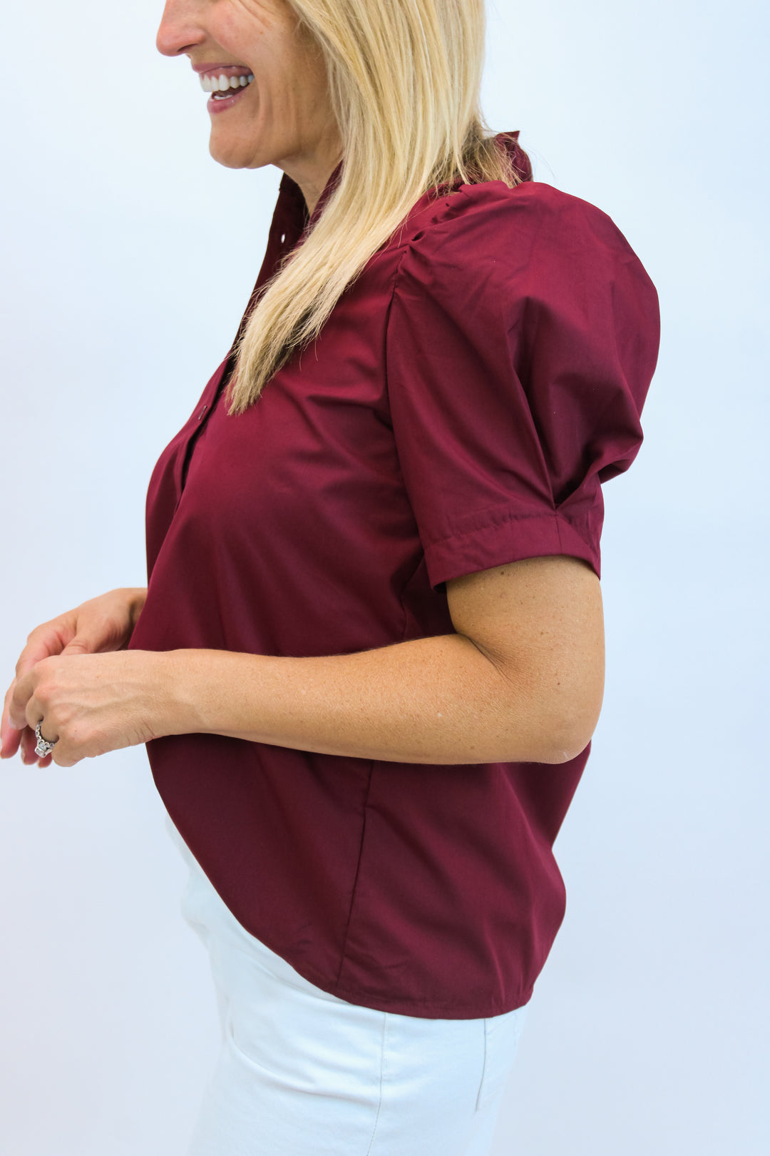 Rowdy & Ready Top, Maroon