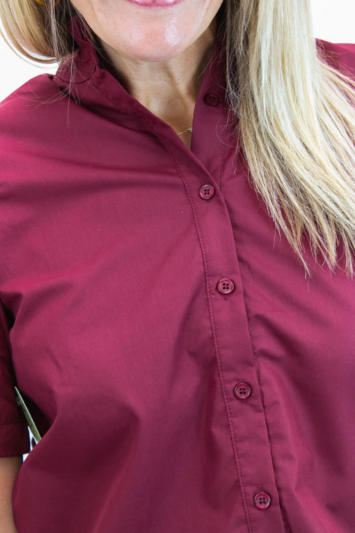 Rowdy & Ready Top, Maroon