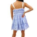 No Place Like Home Plaid Dress, Blue