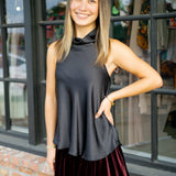 Stolen Glances Halter Top, Black