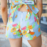 Fresh Pick Shorts, Blue