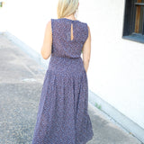 Etta Aspen Floral Midi Dress, Java