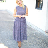 Etta Aspen Floral Midi Dress, Java