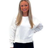 Intercept Pullover, White