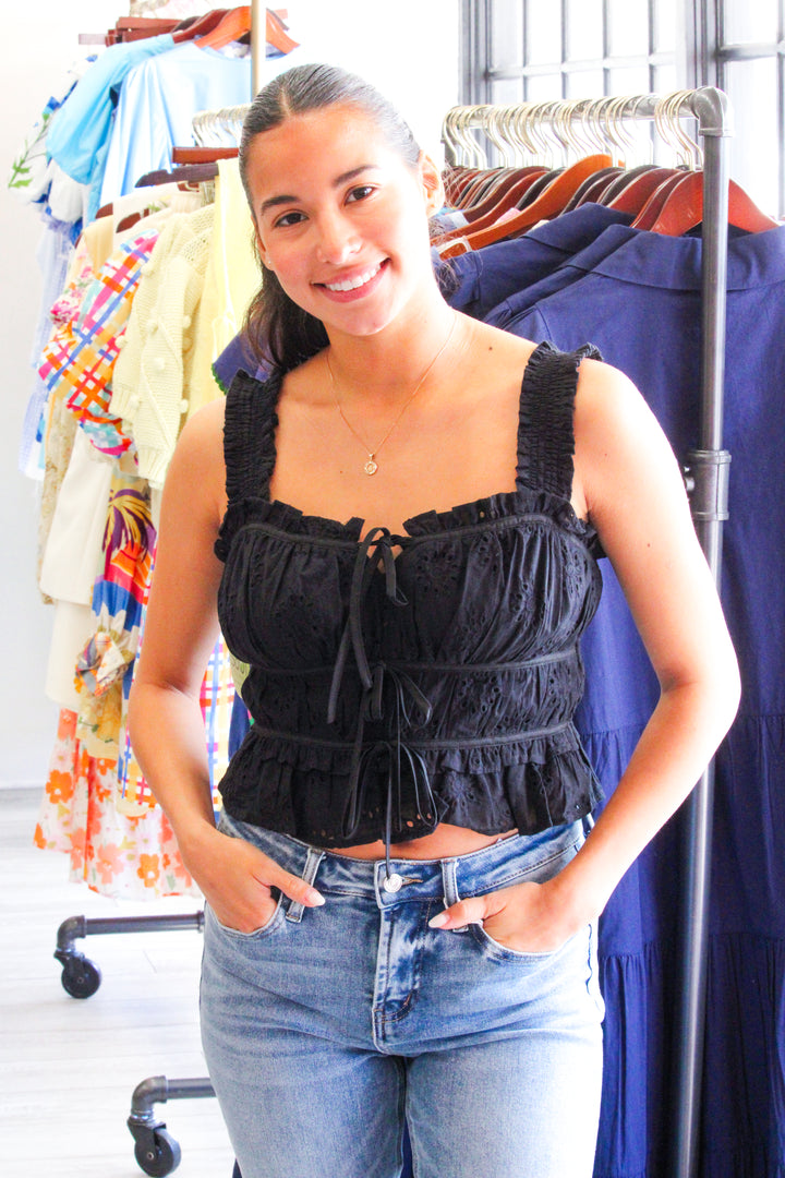 Love Actually Top, Black