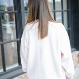 Palo Sequin Bow Pullover, Wistful Pink