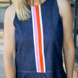 Catching Flight Denim Dress