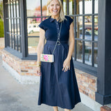 Make It A Moment Dress, Navy