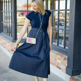 Make It A Moment Dress, Navy