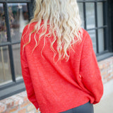Let's Get Toasty Snuggle Sweater, Samba Red