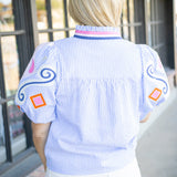 Point of Interest Top, Blue