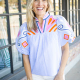 Point of Interest Top, Blue