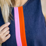 In Route Denim Top