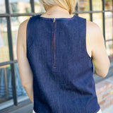 In Route Denim Top