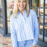 Tess Top, Estate Blue