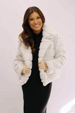 Warm And Cozy Jacket, Cream