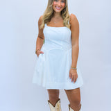 Rally Ready Dress, White