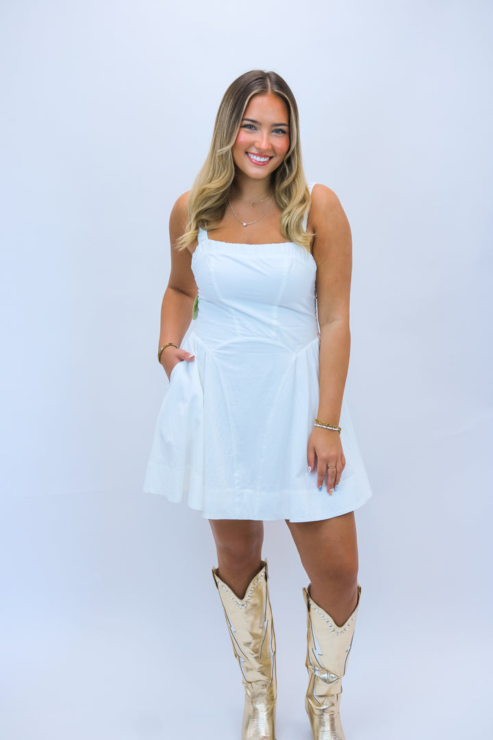 Rally Ready Dress, White