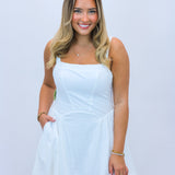 Rally Ready Dress, White