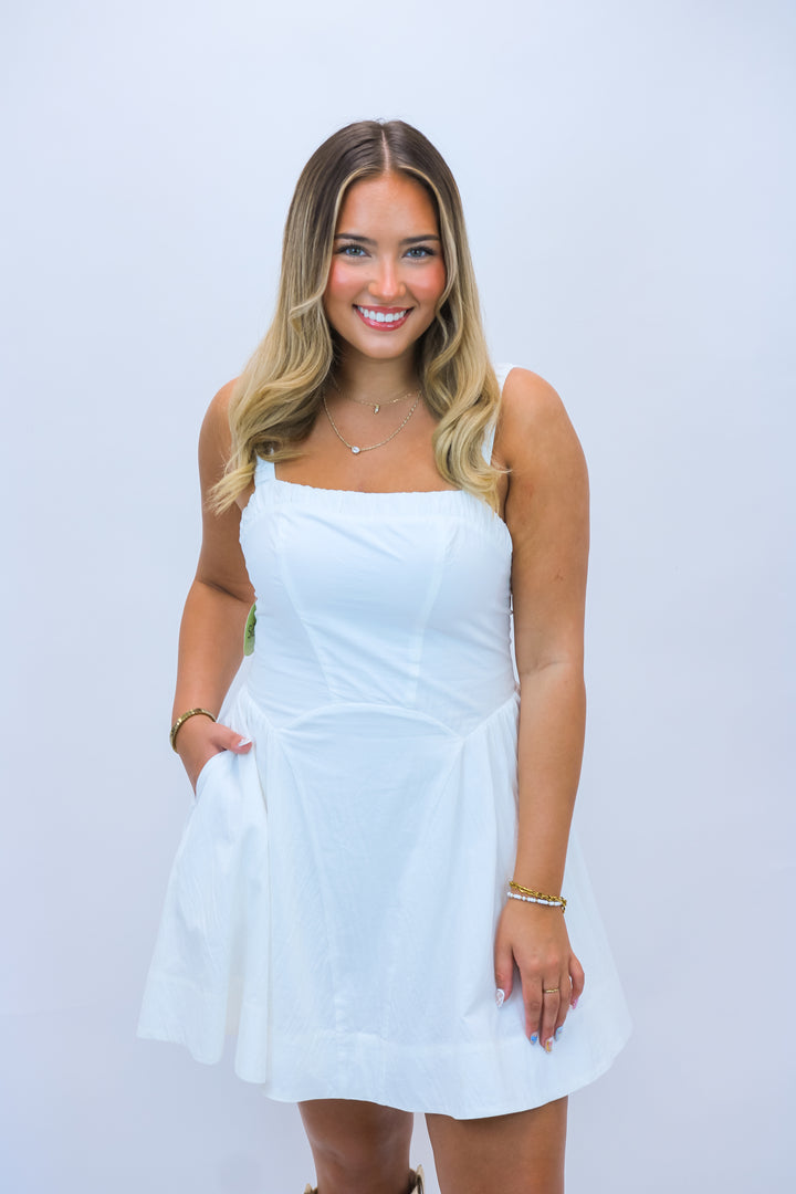 Rally Ready Dress, White