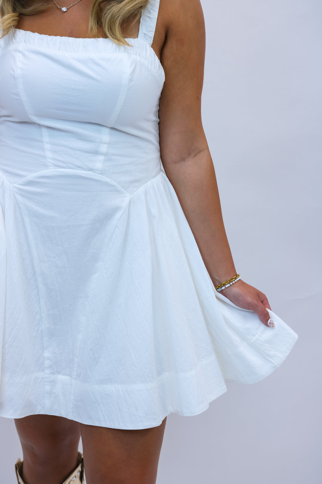 Rally Ready Dress, White