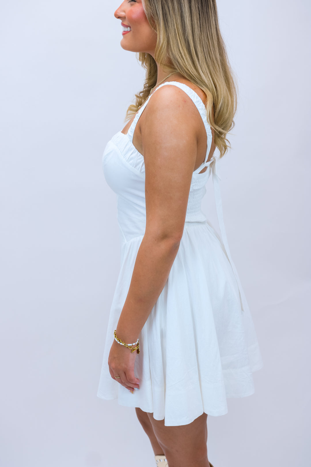 Rally Ready Dress, White