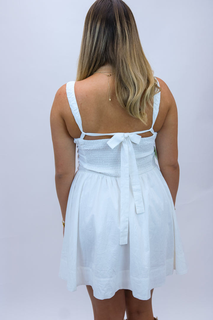 Rally Ready Dress, White
