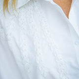 Enchanted Frostvine Blouse, White