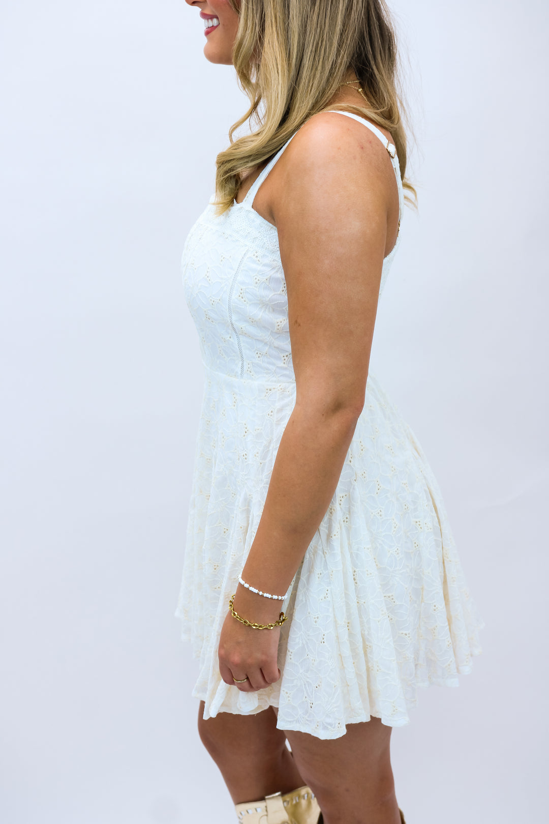 Time for Tea Dress, Ivory