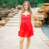 Cherry Bomb Mini Dress, Red