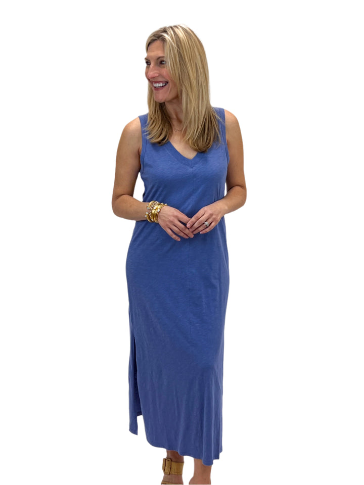 Palisades Midi Dress, Sky Blue