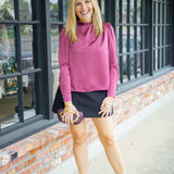 Scarlett Top, Mulberry